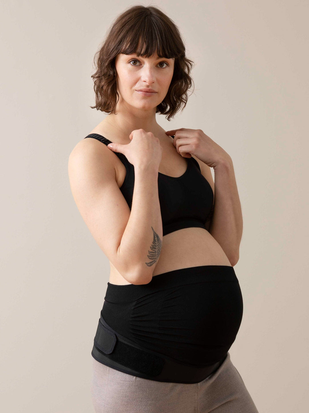 Maternity Pelvic Belt - 10cm - Black - Bump Fitness