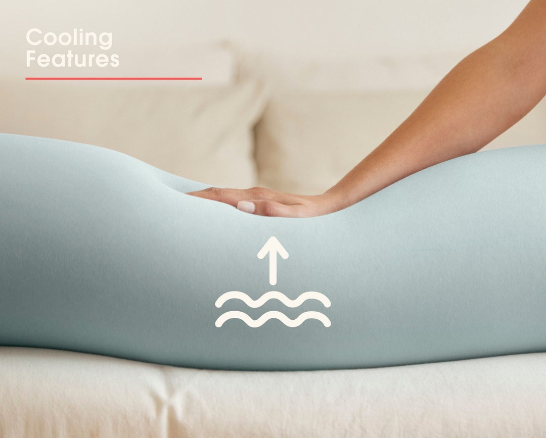 bbhugme Pregnancy Pillow Cooling Features Eucalyptus